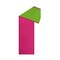 Hot Pink Green Satin Wired Ribbon 1.5x10yd | D’Lux Craft Ribbon-LX4001HE